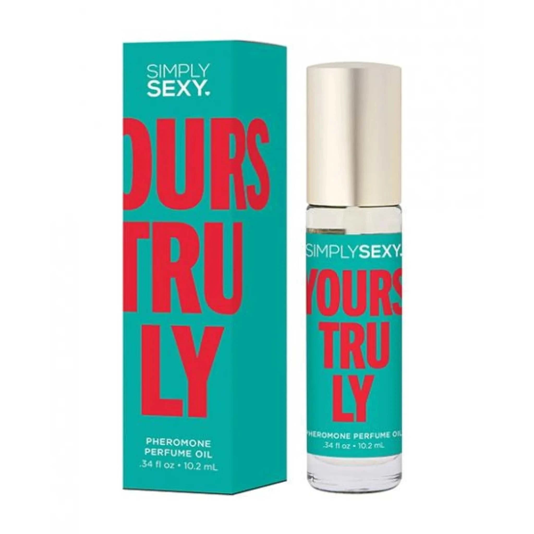 SIMPLY SEXY PHEROMONE PERFUME OIL YOURS TRULY 10.2 ML - All Novelties | MENLL